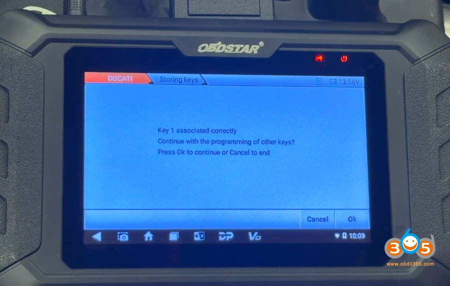 obdstar iscan program 2023 Ducati Multistrada V4S key 12 obdstar iscan program 2023 Ducati Multistrada V4S key 12