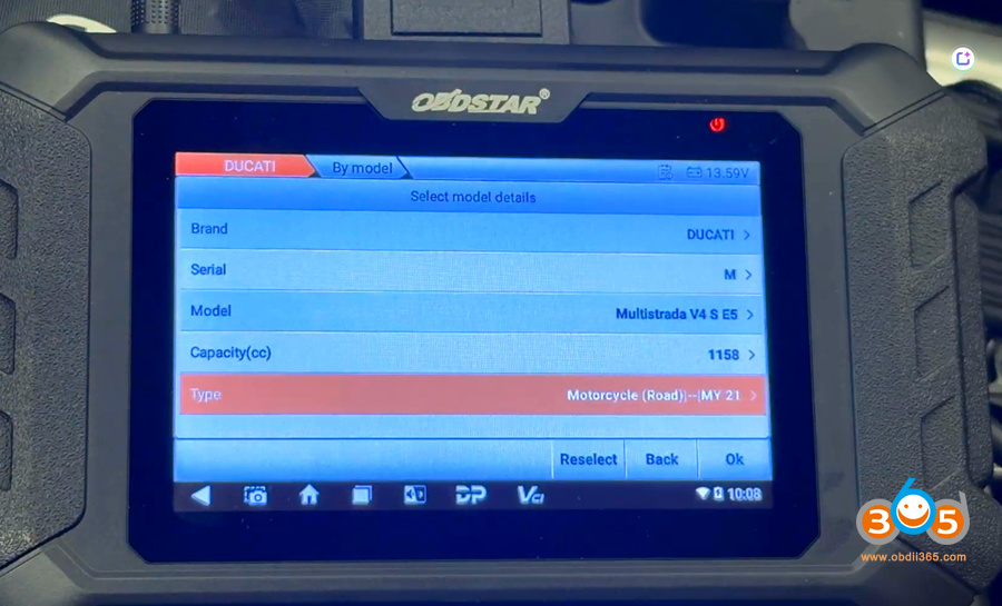 obdstar iscan program 2023 Ducati Multistrada V4S key 5 obdstar iscan program 2023 Ducati Multistrada V4S key 5