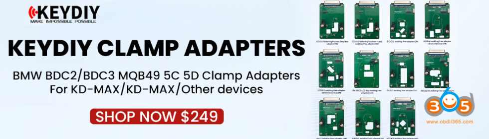 keydiy mqb49 5c 5d clamp adapter