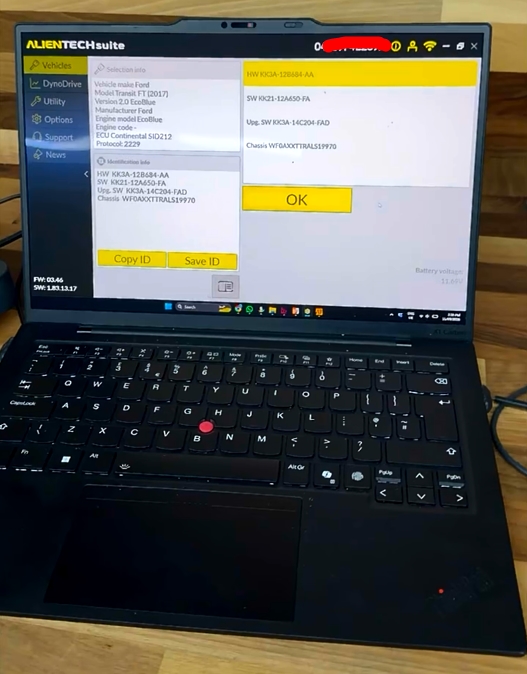 kess3 read ford sid212 ecu 1