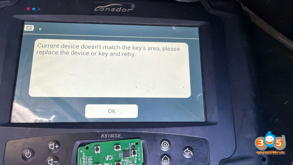 lonsdor-device-not-match-jlr-key-area-1