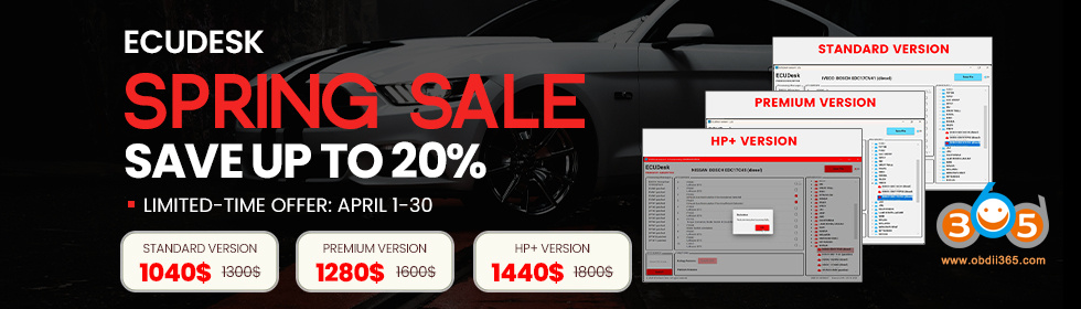 ECUdesk flash sale
