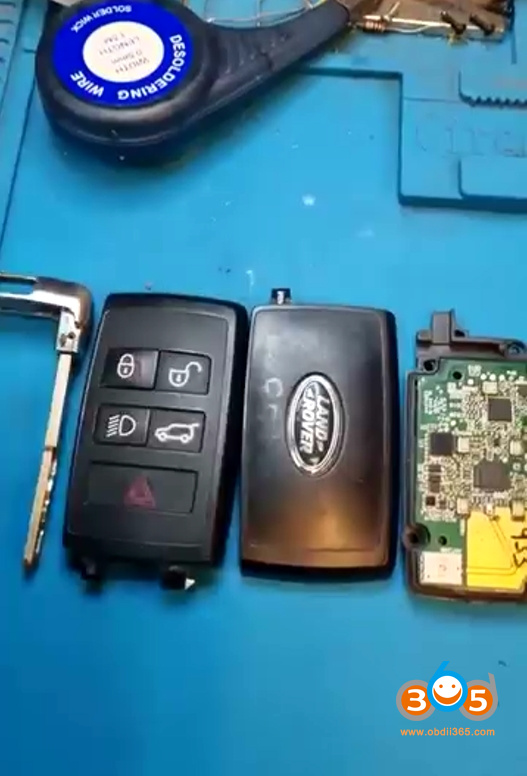 copy land rover new smart key with cgdi k2 1