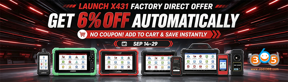Launch X431 September promotion