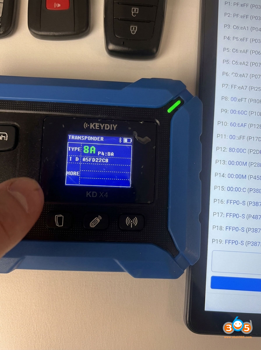 keydiy-kd-x4-rewrite-toyota-8a-key-using-tib-4